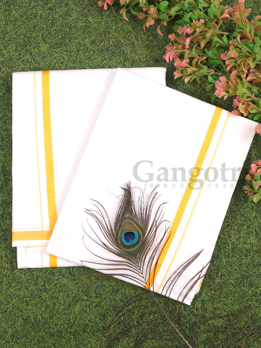 Dhoti & Chadar Set Cotton