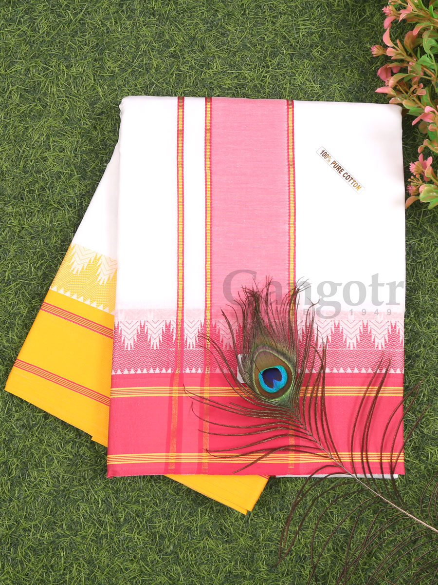 Dhoti & Chadar Set Cotton