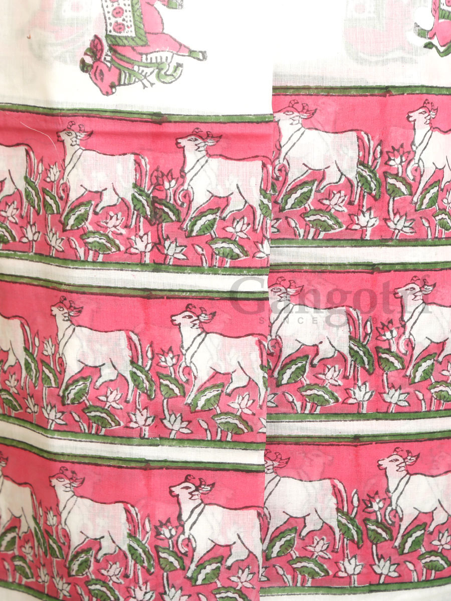 Harinam Chadar Block Print - Image 3