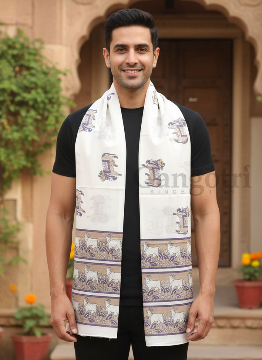Harinam Chadar Block Print