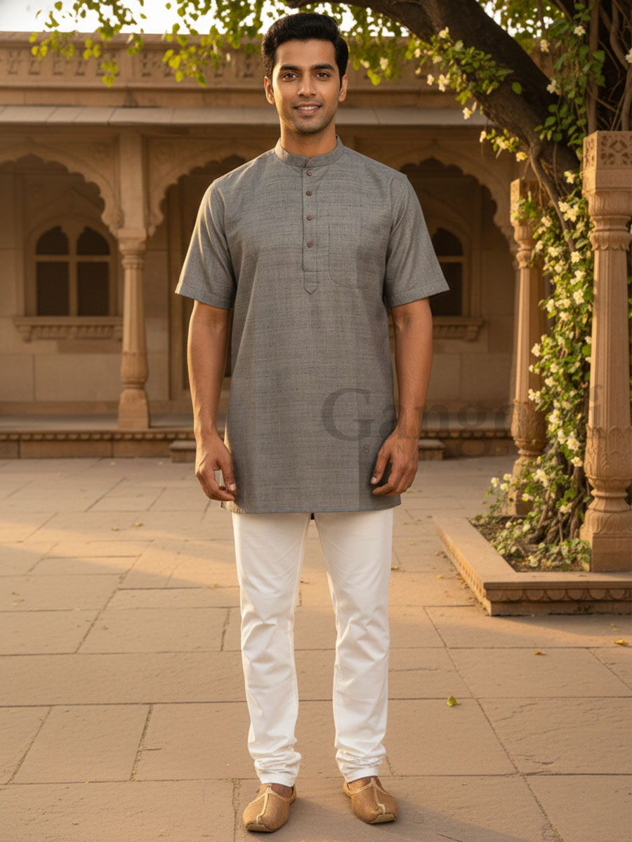 Cotton Kurta Collar L