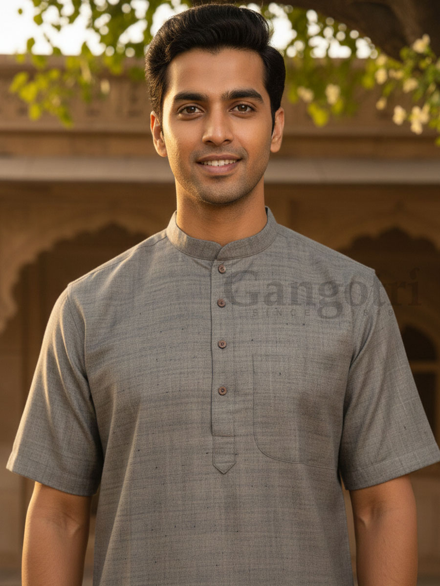 Cotton Kurta Collar L - Image 2