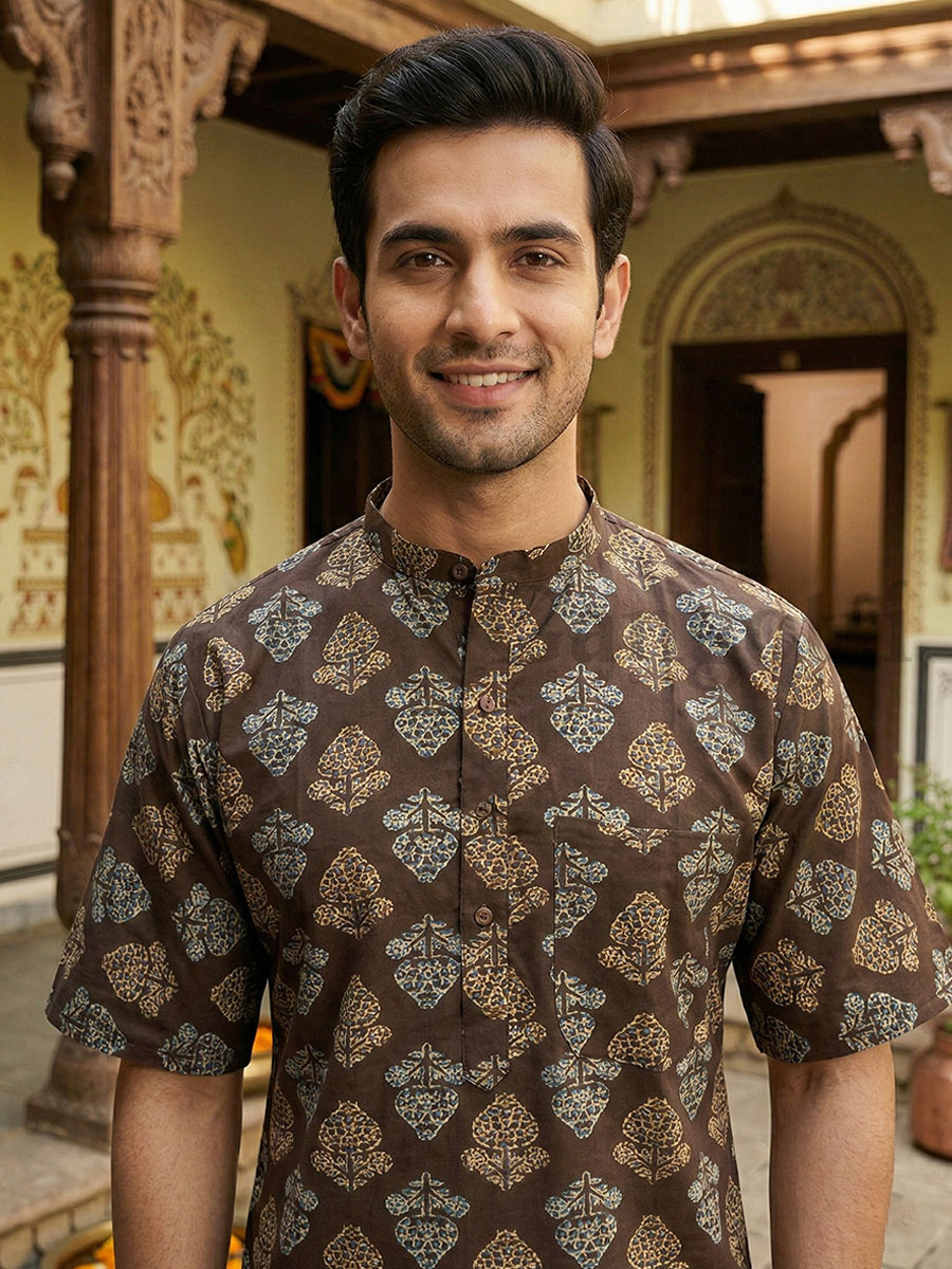 Cotton Kurta Collar L - Image 2