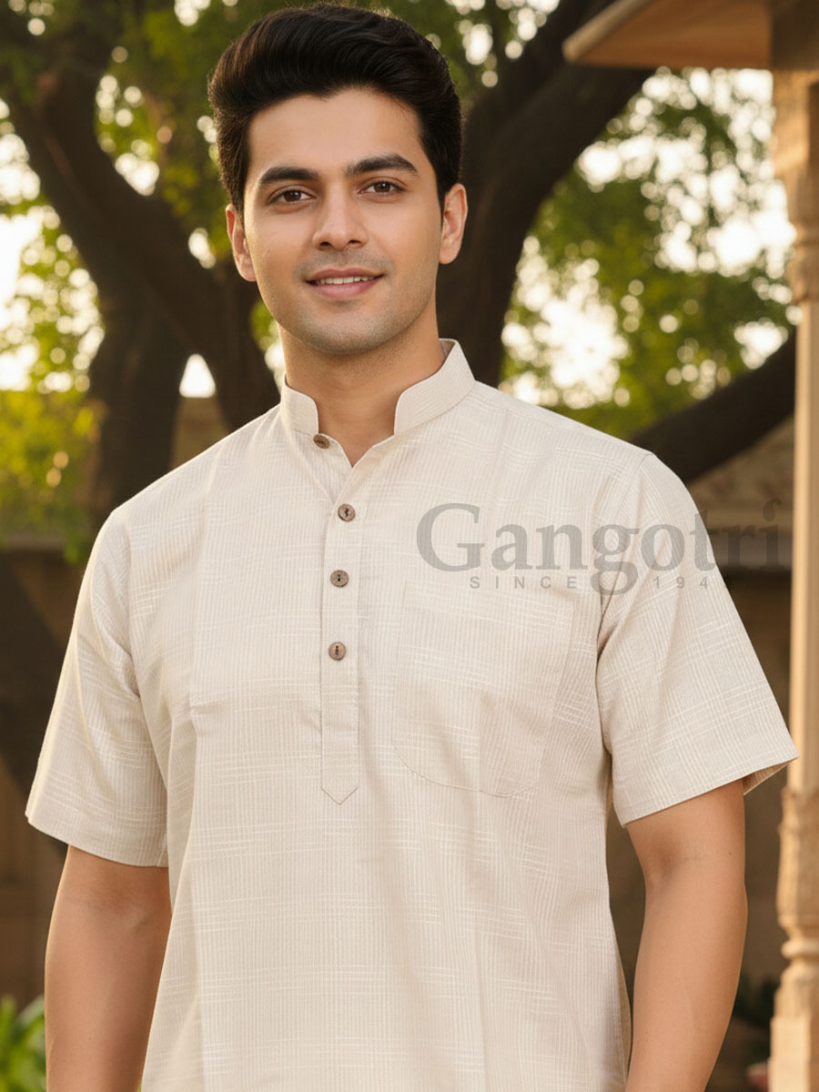 Cotton Kurta Collar S - Image 2