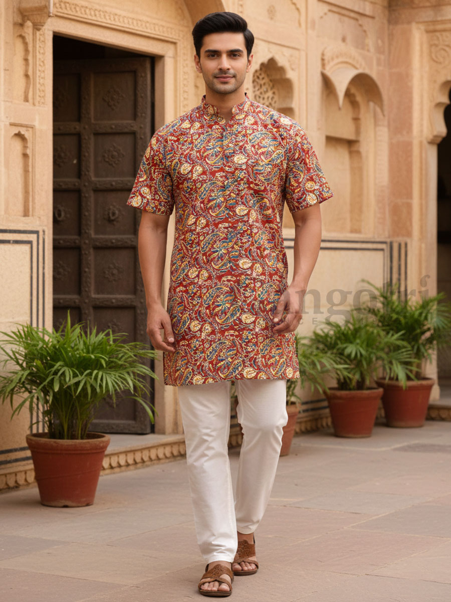Cotton Kurta Collar S