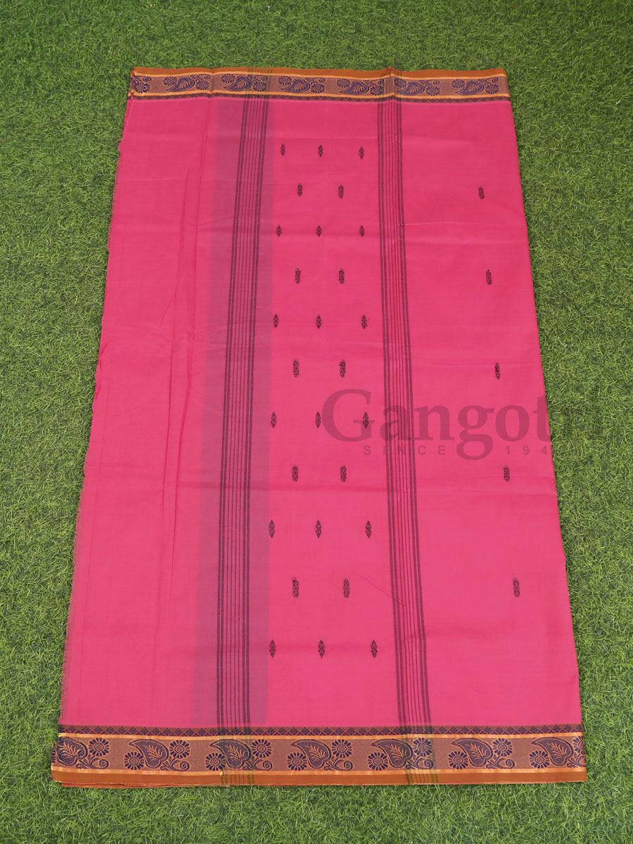 South Indian Cotton Saree - Image 4