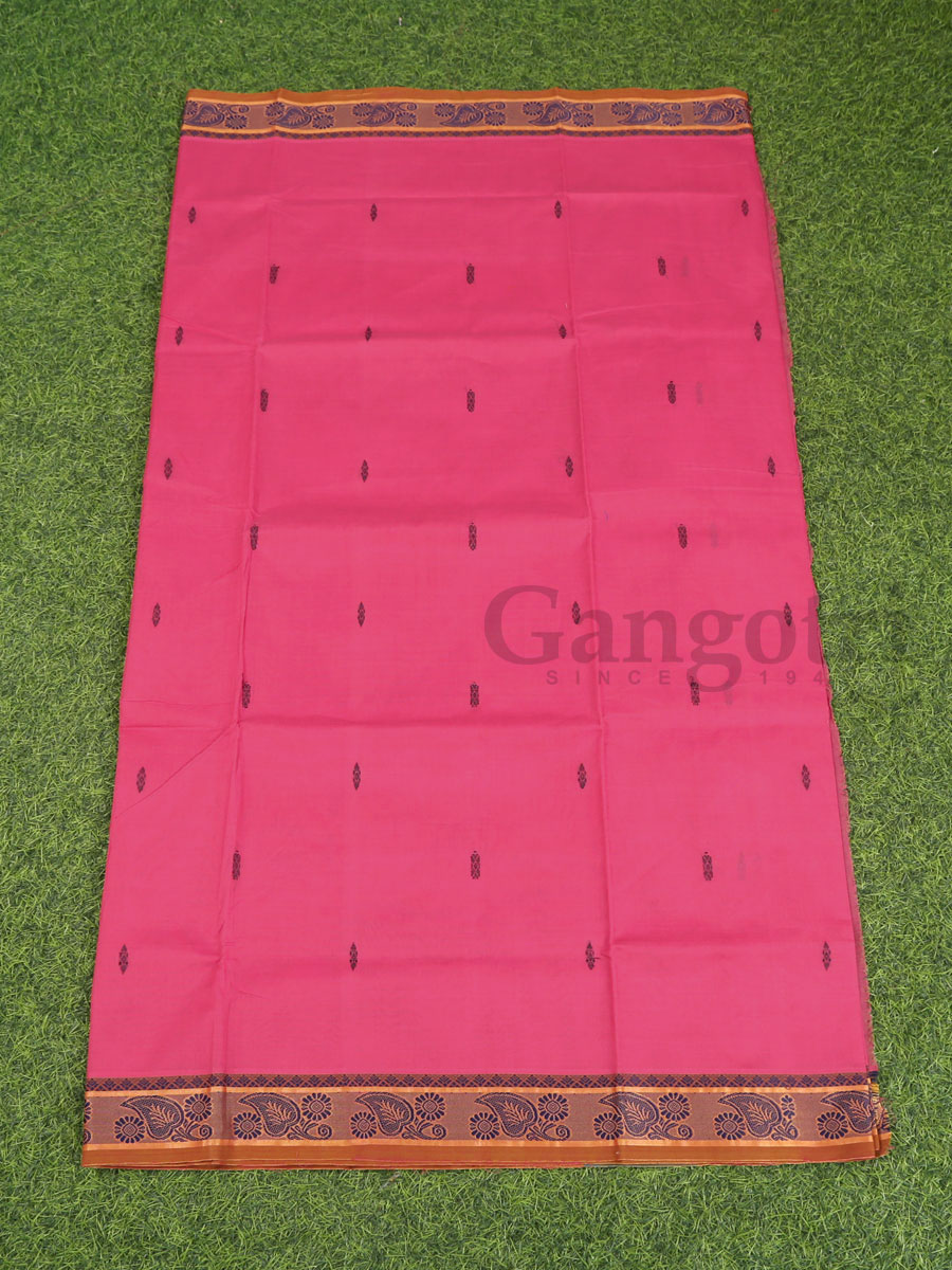 South Indian Cotton Saree - Image 3