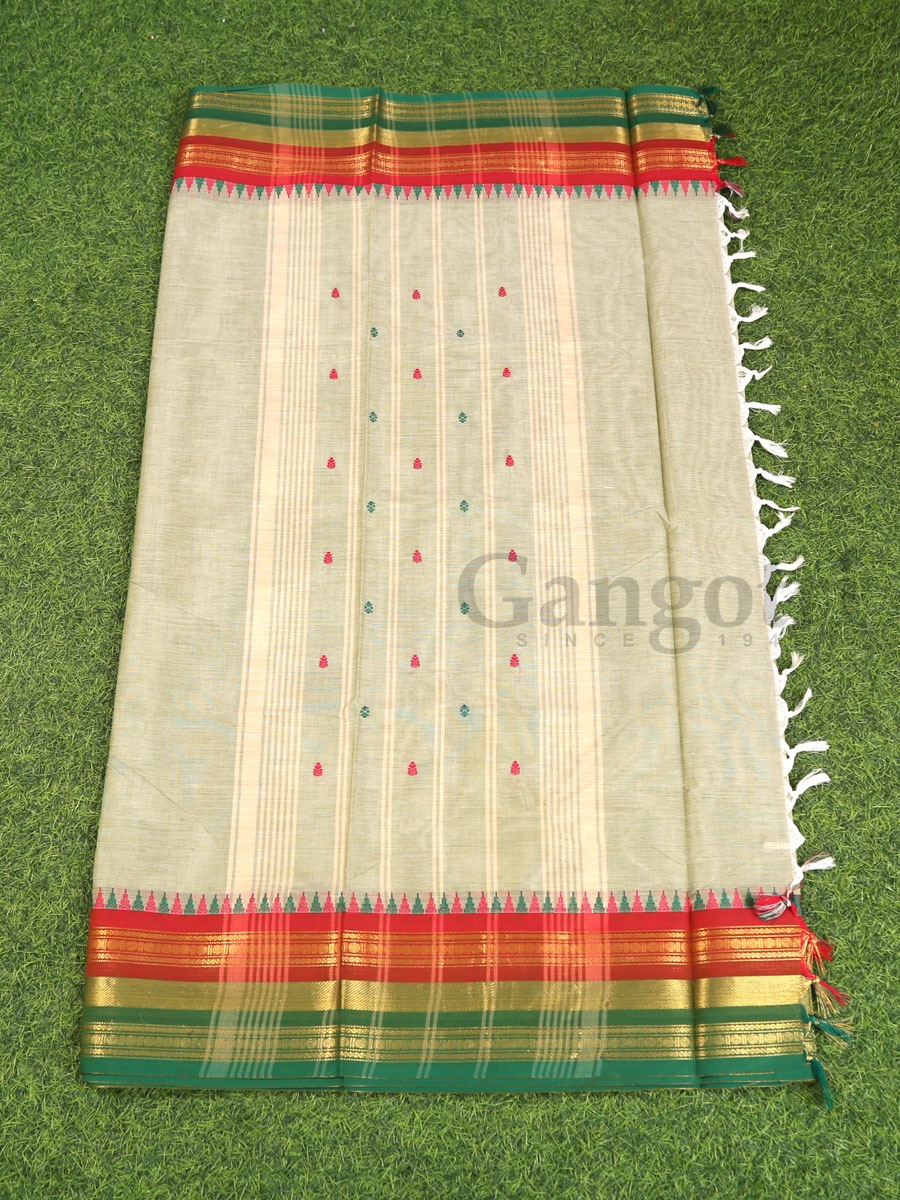 South Indian Cotton Saree - Image 4