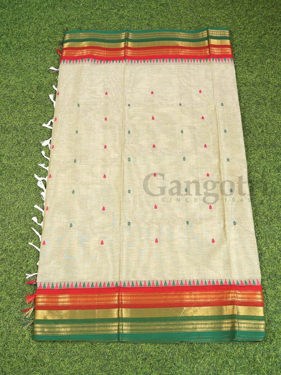 South Indian Cotton Saree - Image 3