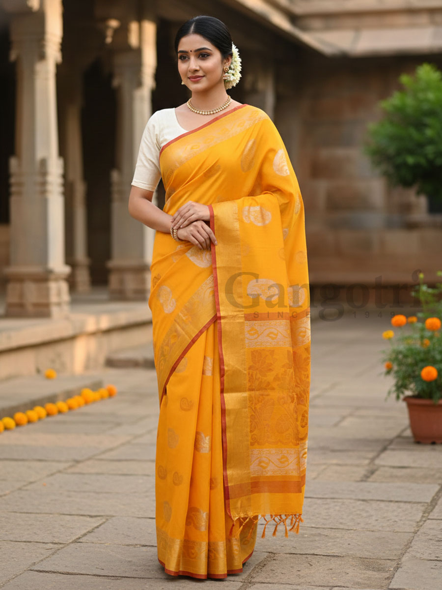 South Indian Cotton Saree