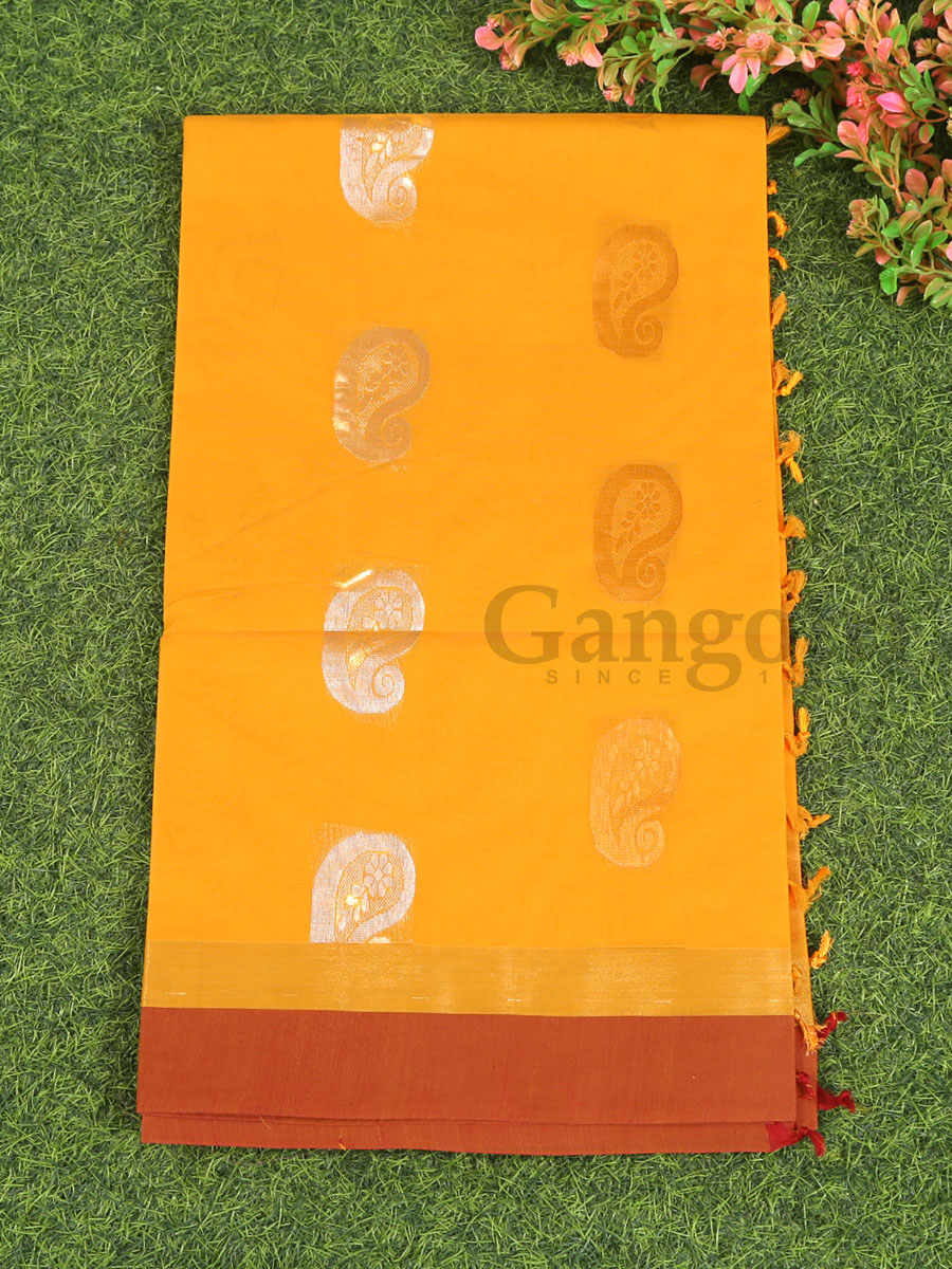 South Indian Cotton Saree - Image 2