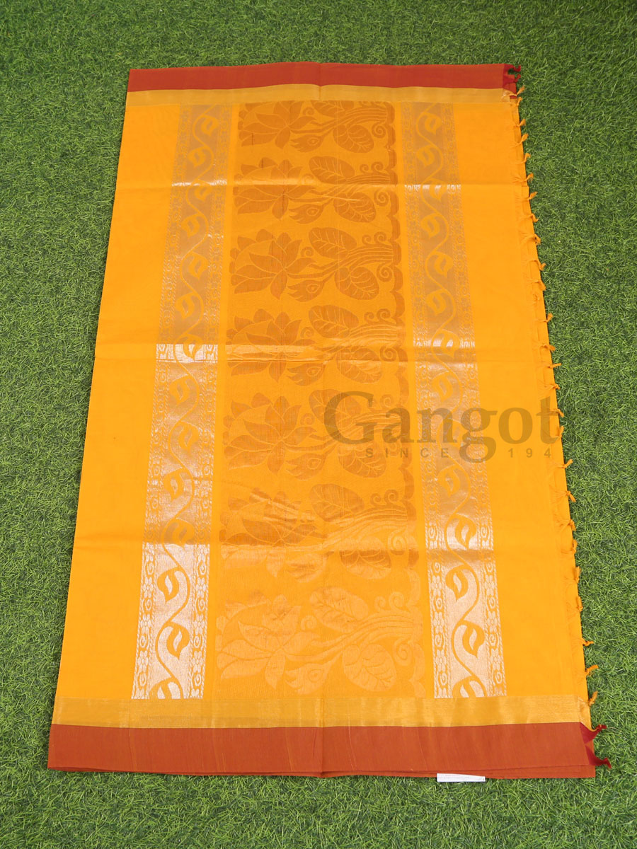 South Indian Cotton Saree - Image 4