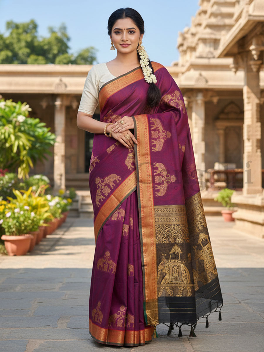 South Indian Cotton Saree
