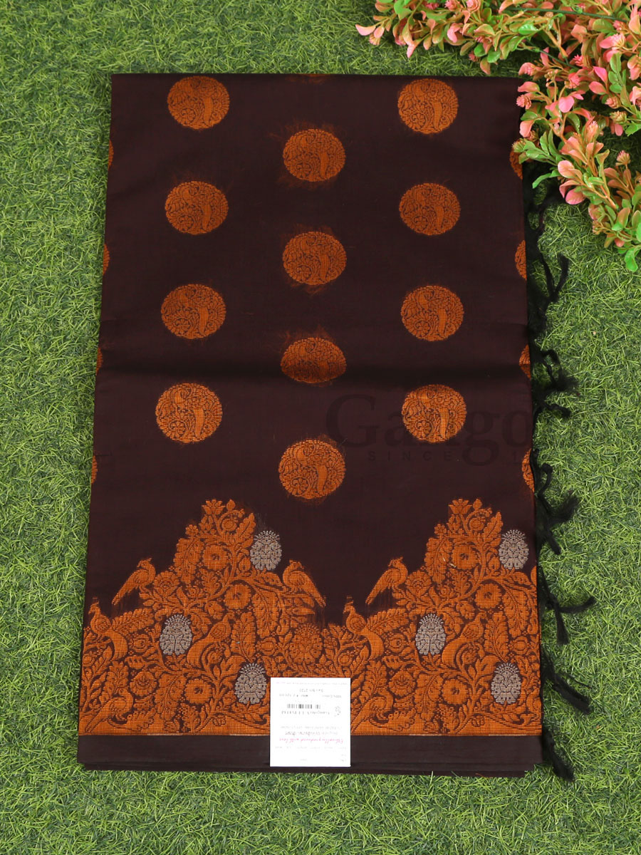 South Indian Cotton Saree - Image 2