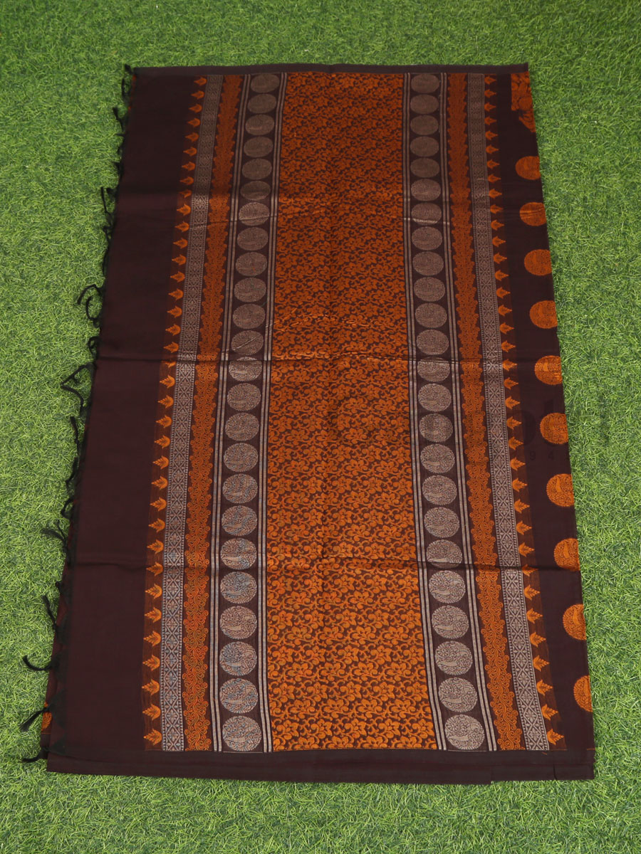 South Indian Cotton Saree - Image 4