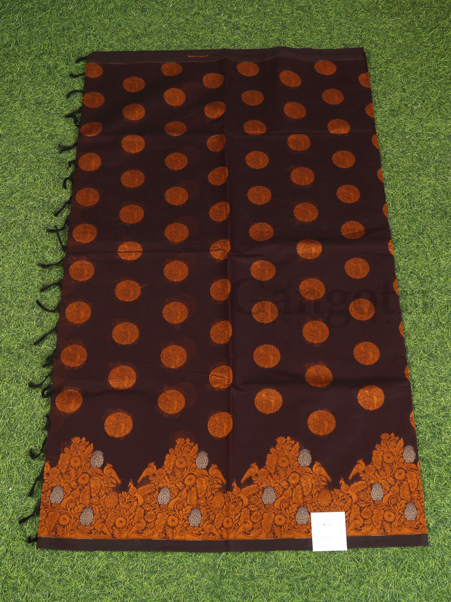 South Indian Cotton Saree - Image 3