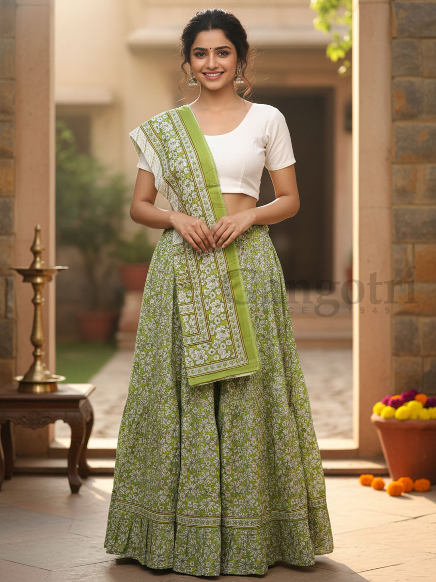 Skirt & Chadar Set XL