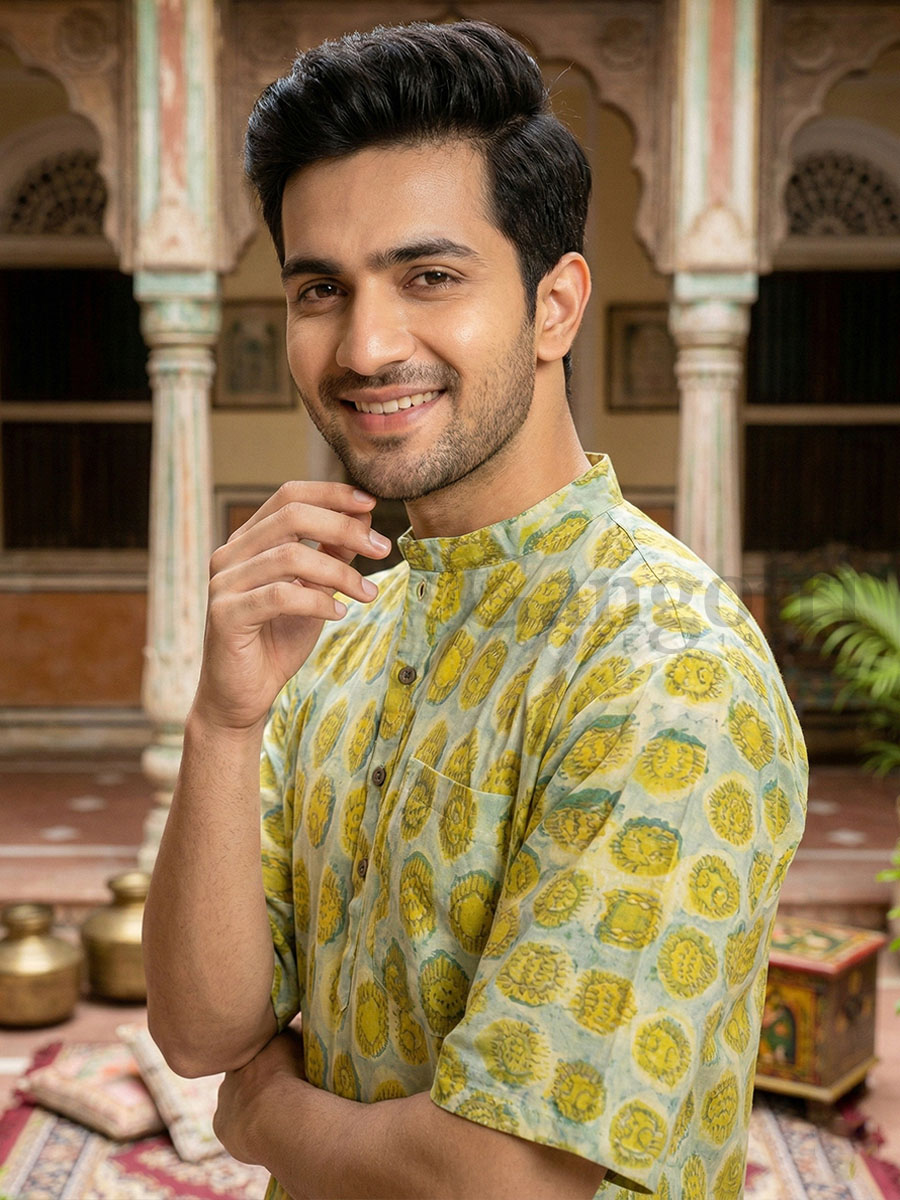 Cotton Kurta Collar 2XL - Image 2