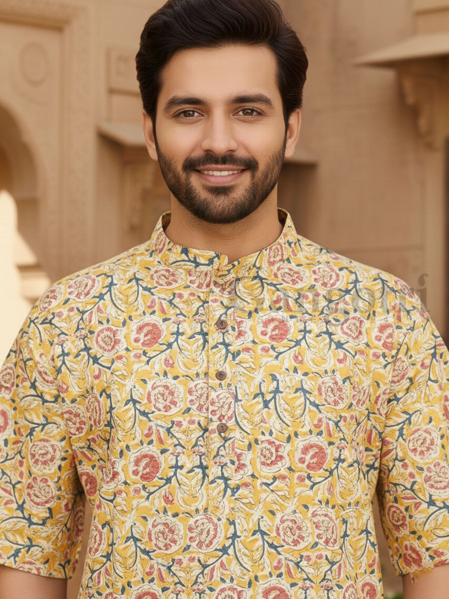 Cotton Kurta Collar 2XL - Image 2