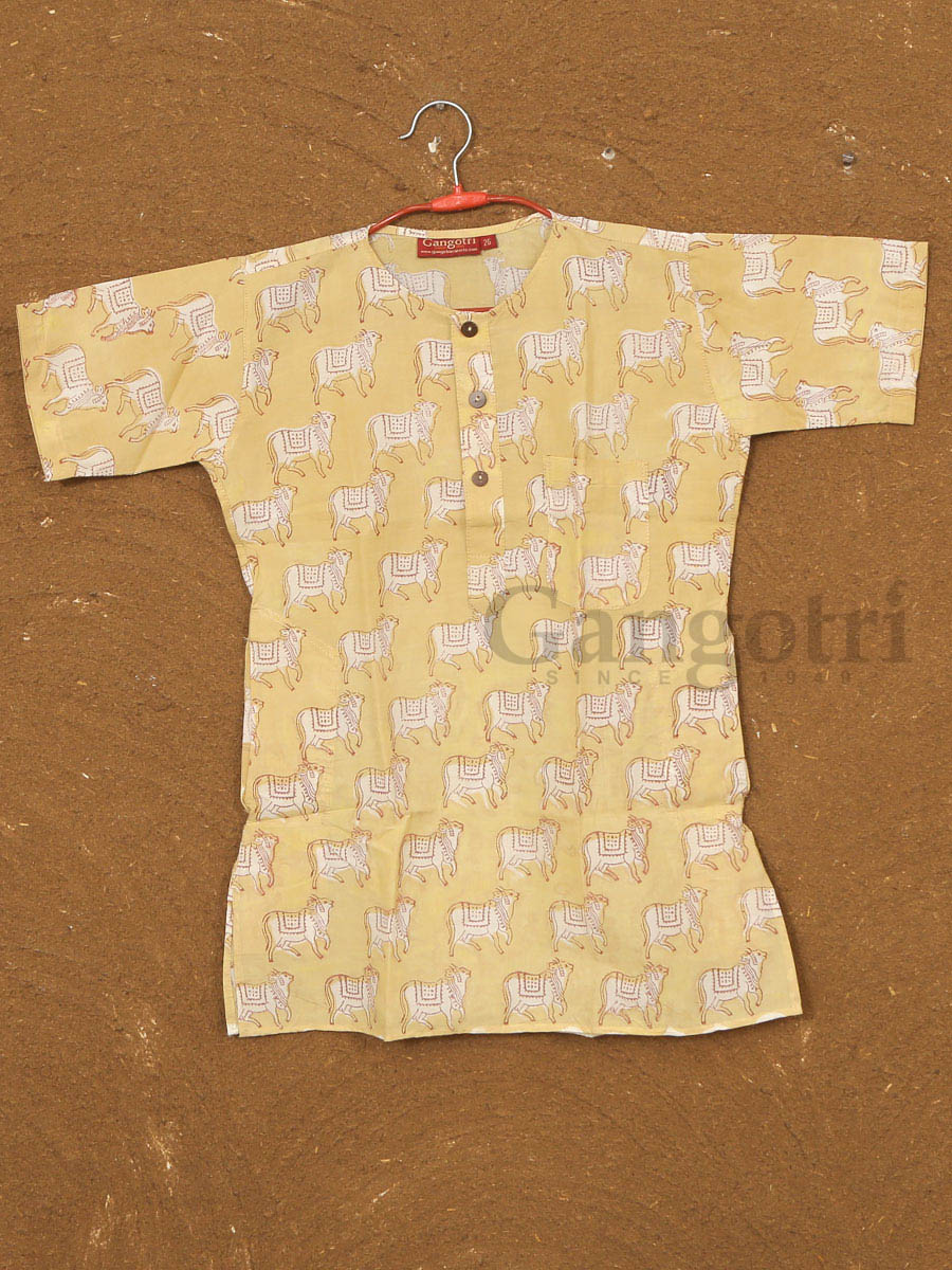 Kids Cotton Kurtas '6-7 Years' - Image 4