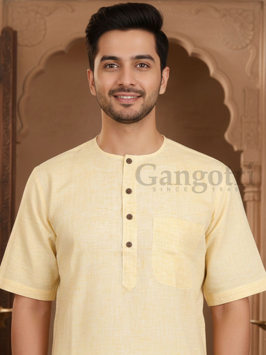 Kurta Cotton Roundneck L - Image 2