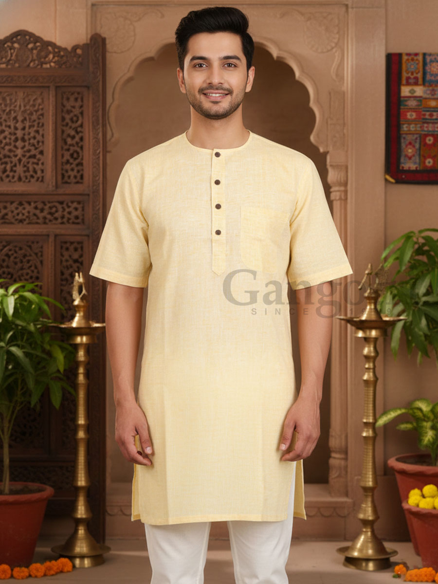 Kurta Cotton Roundneck L
