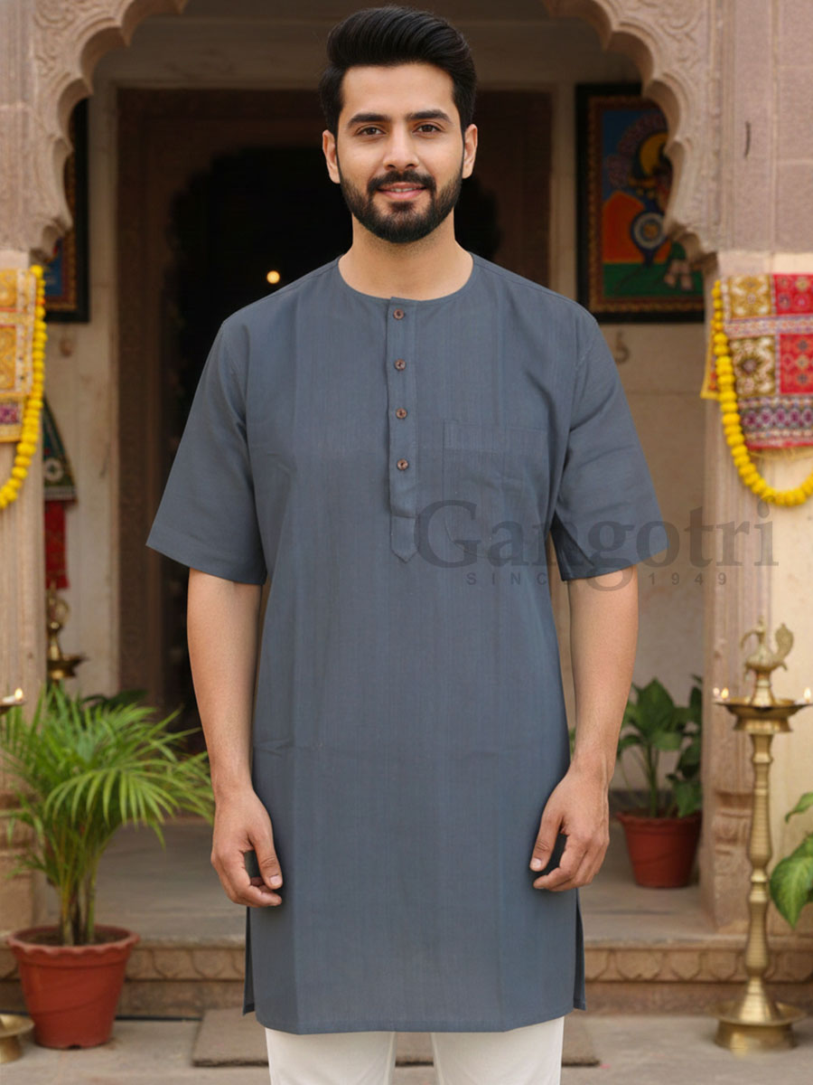 Kurta Cotton Roundneck L