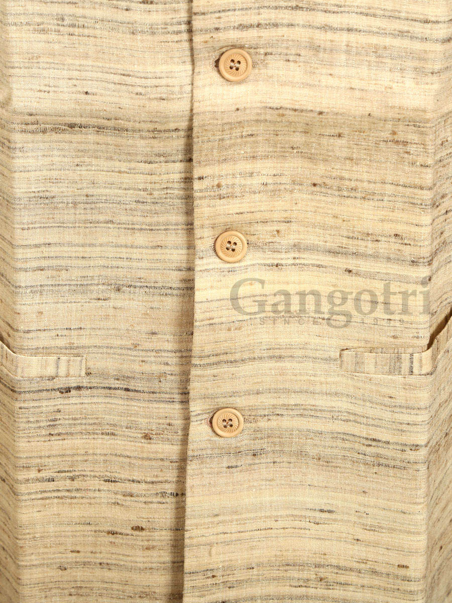 Mens Silk Vestcoat L - Image 2