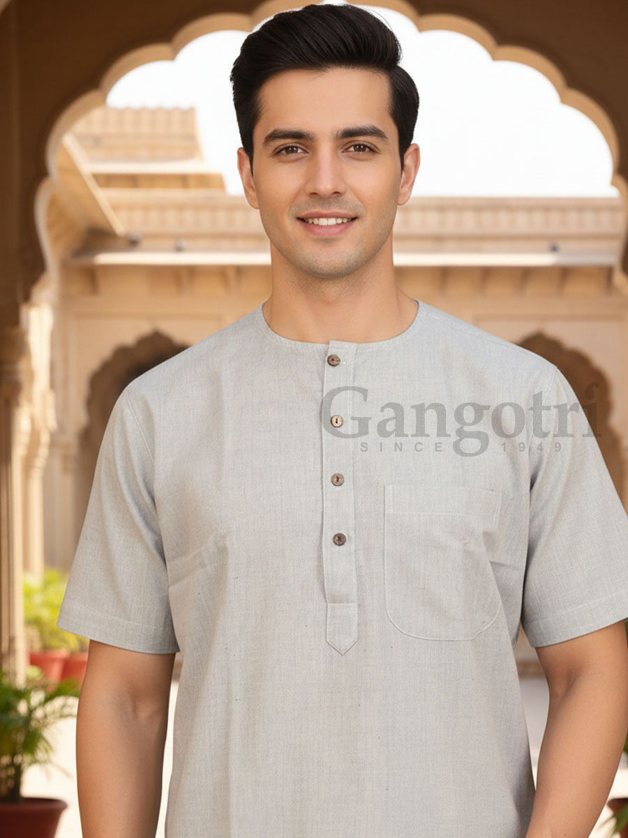 Kurta Cotton Roundneck M - Image 2