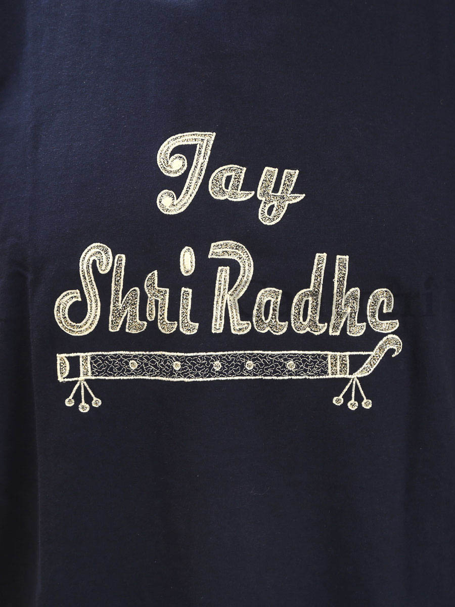 Cotton Embroidered T-Shirt M - Image 2