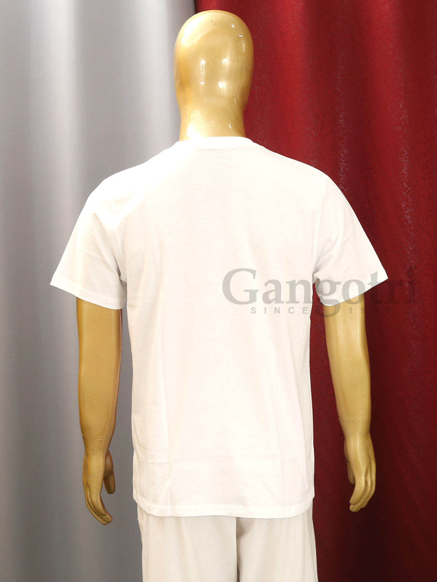 Cotton Embroidered T-Shirt M - Image 3
