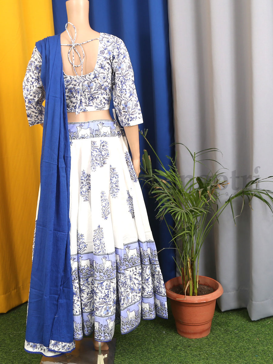 Neel-Pushpa Gopi Dress Set S - Image 4
