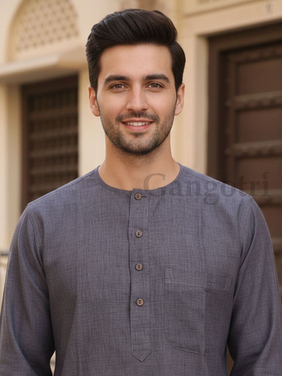 Kurta Cotton Roundneck S - Image 2