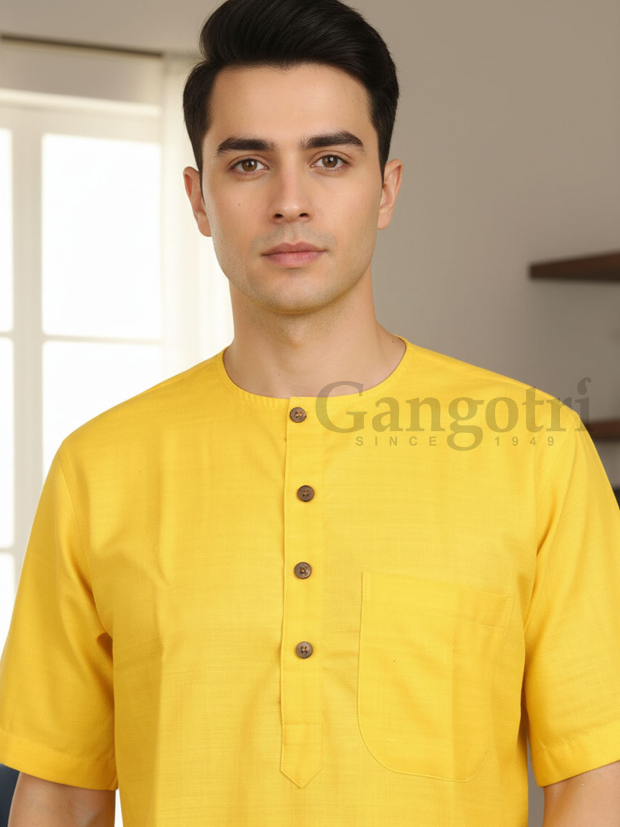 Kurta Cotton Roundneck XL - Image 2