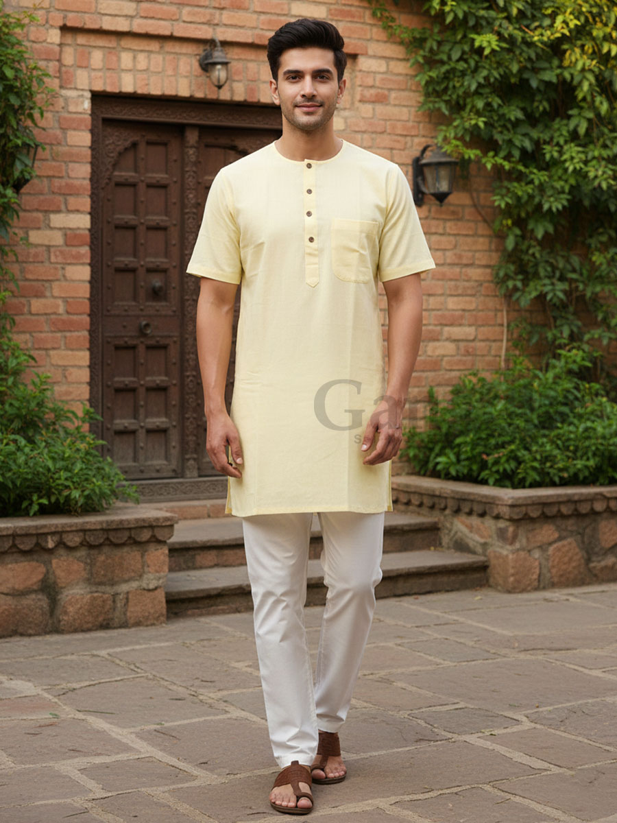 Kurta Cotton Roundneck S