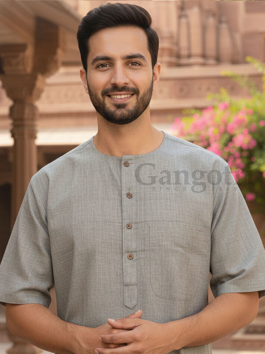 Kurta Cotton Roundneck S - Image 2