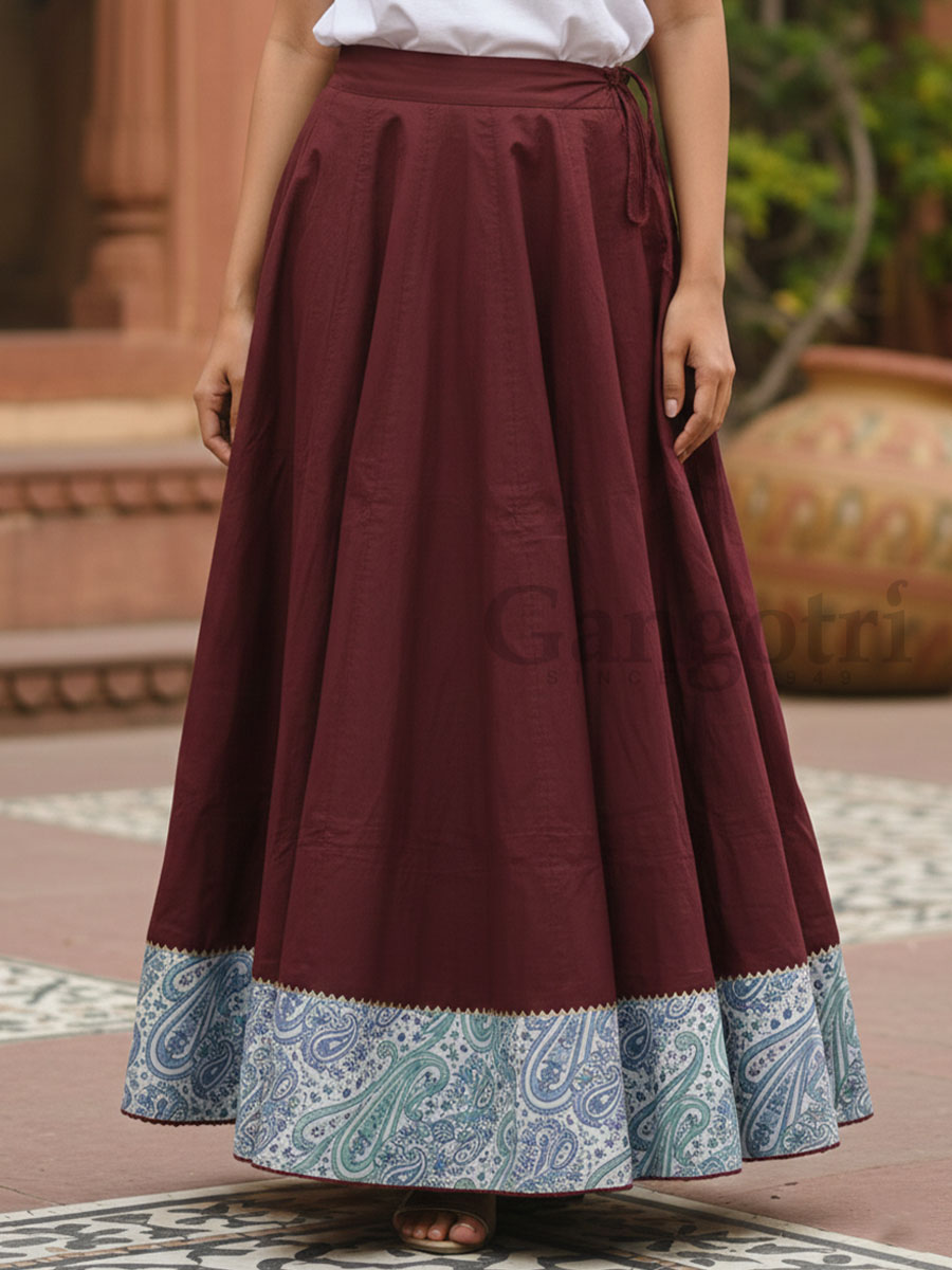 Mrinalini Cotton Skirt S - Image 2