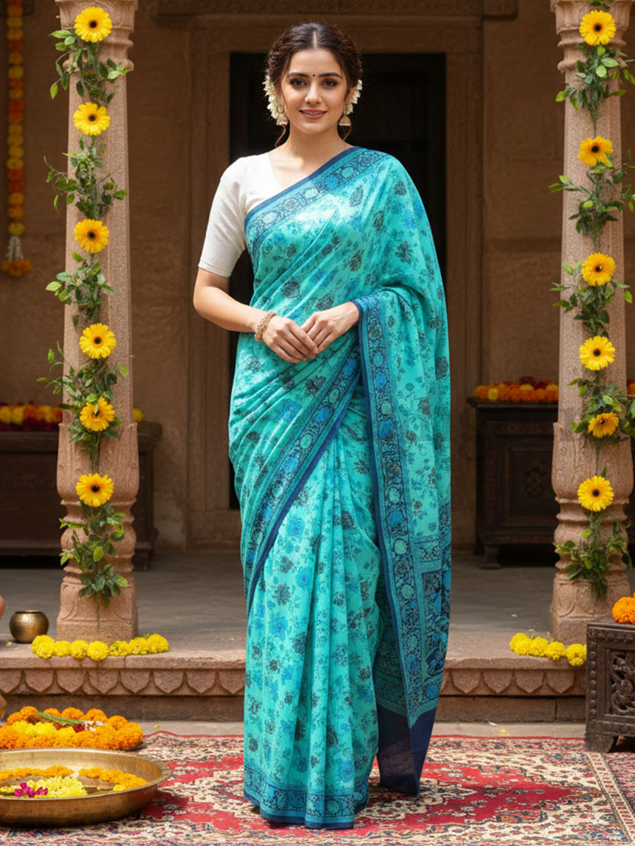 Sari Immitation Crepe