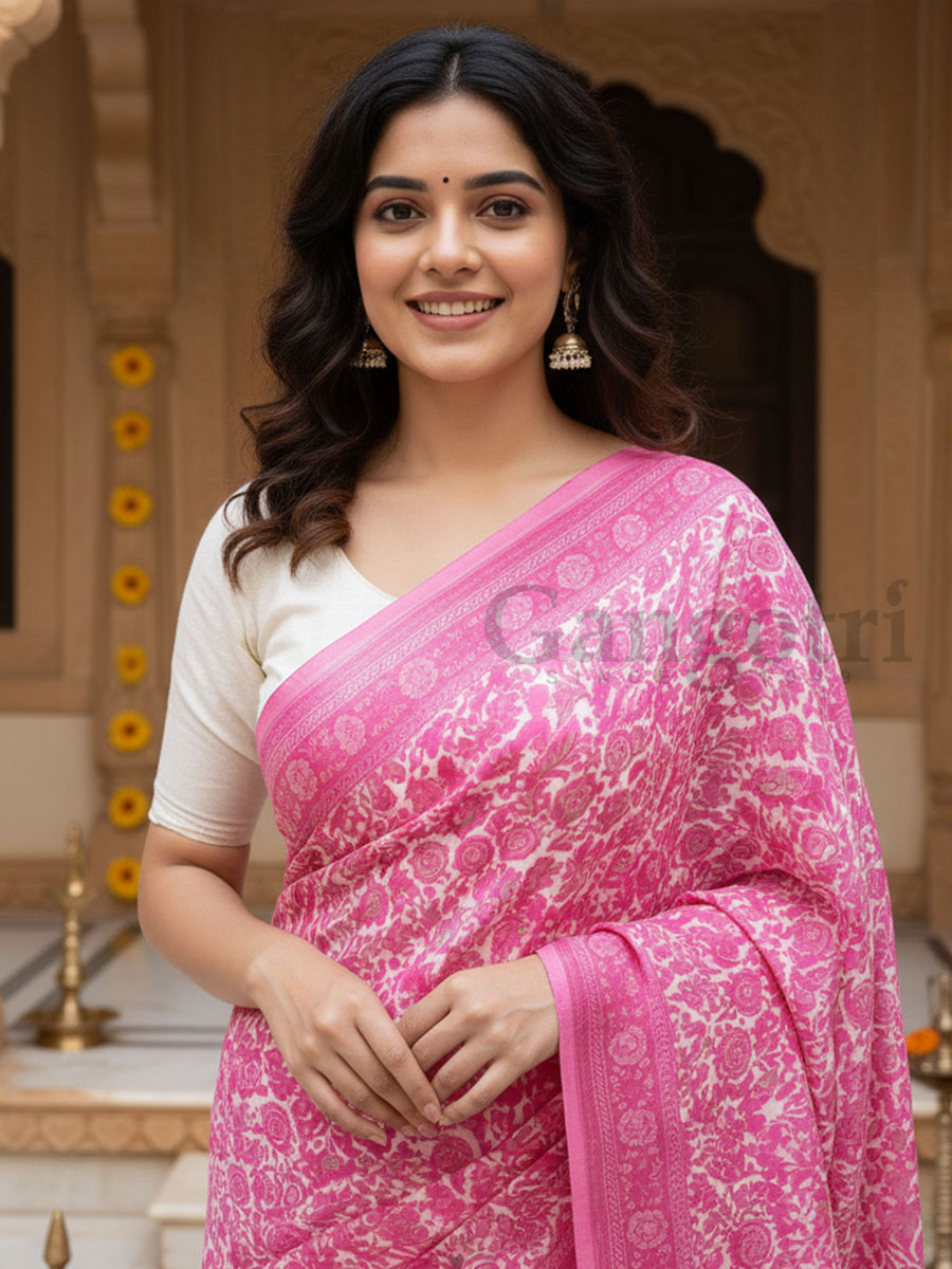 Sari Immitation Crepe - Image 2