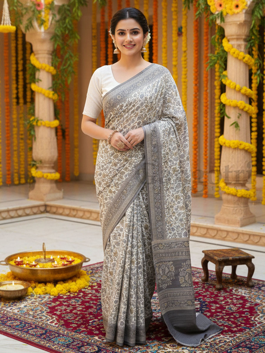 Sari Immitation Crepe