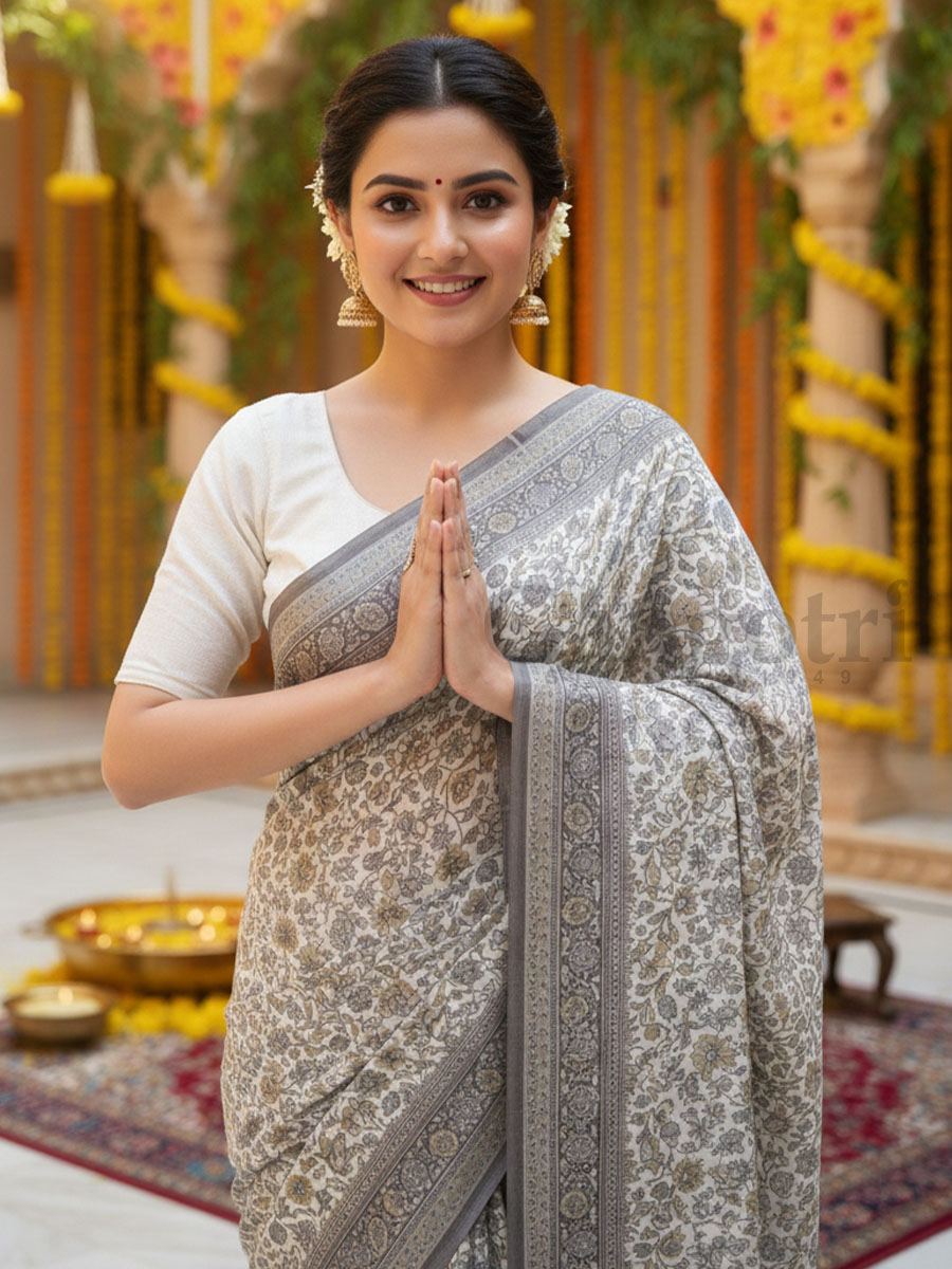 Sari Immitation Crepe - Image 2