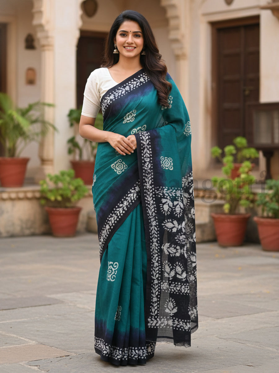Cotton Printed Saree