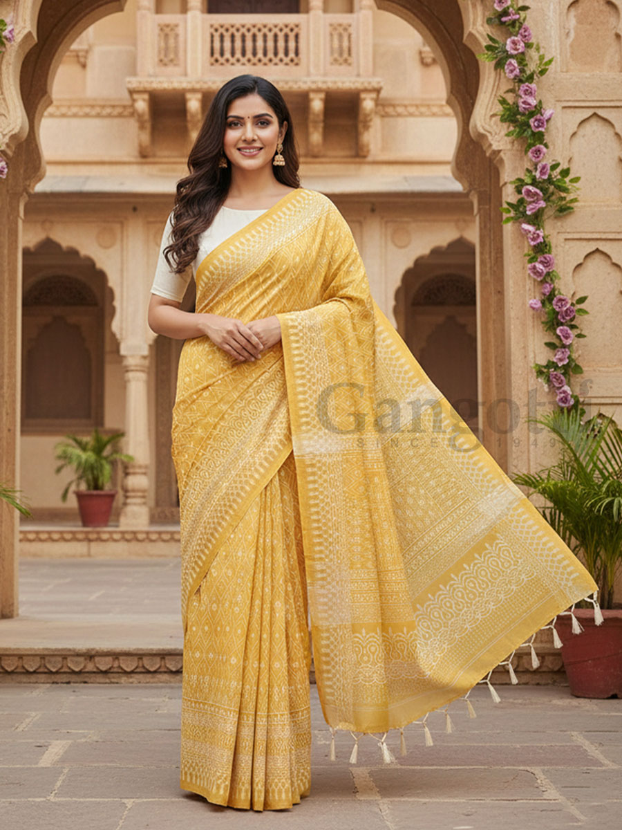 Cotton Printed Saree