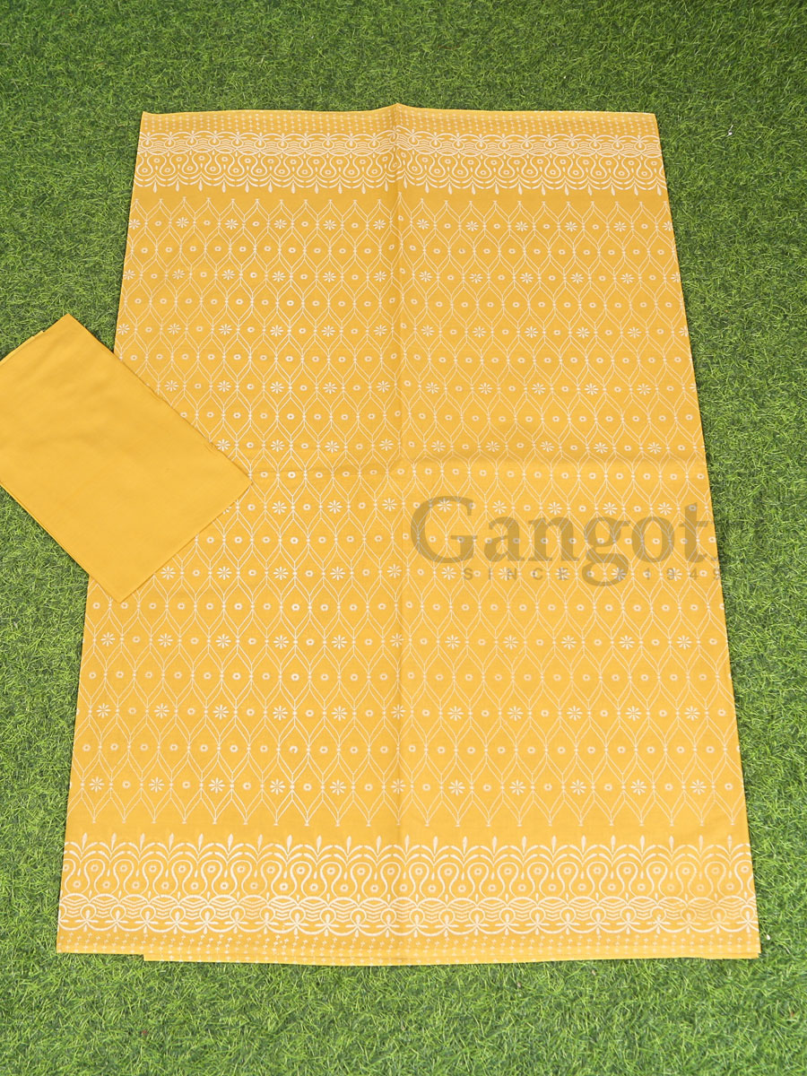 Cotton Printed Saree - Image 3
