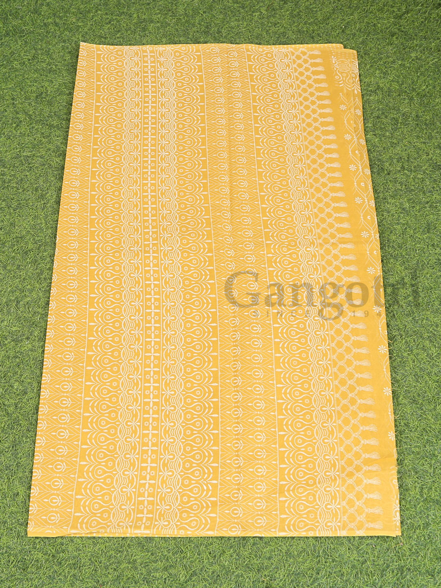 Cotton Printed Saree - Image 4