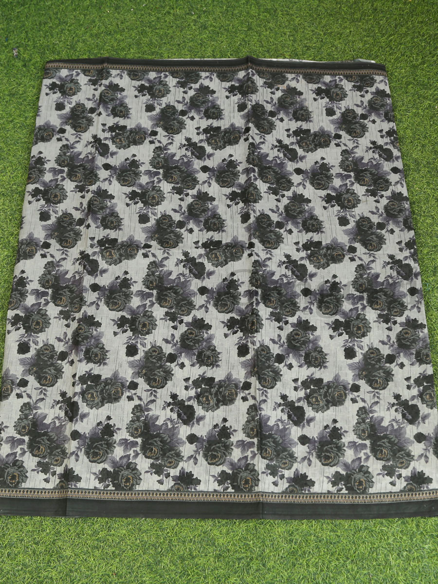 Cotton Printed Saree - Image 3