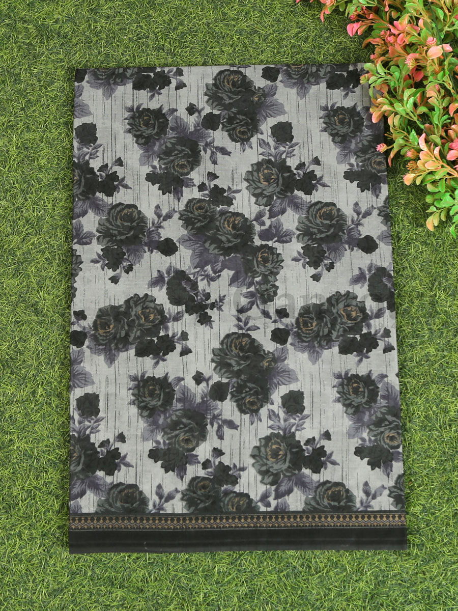 Cotton Printed Saree - Image 2