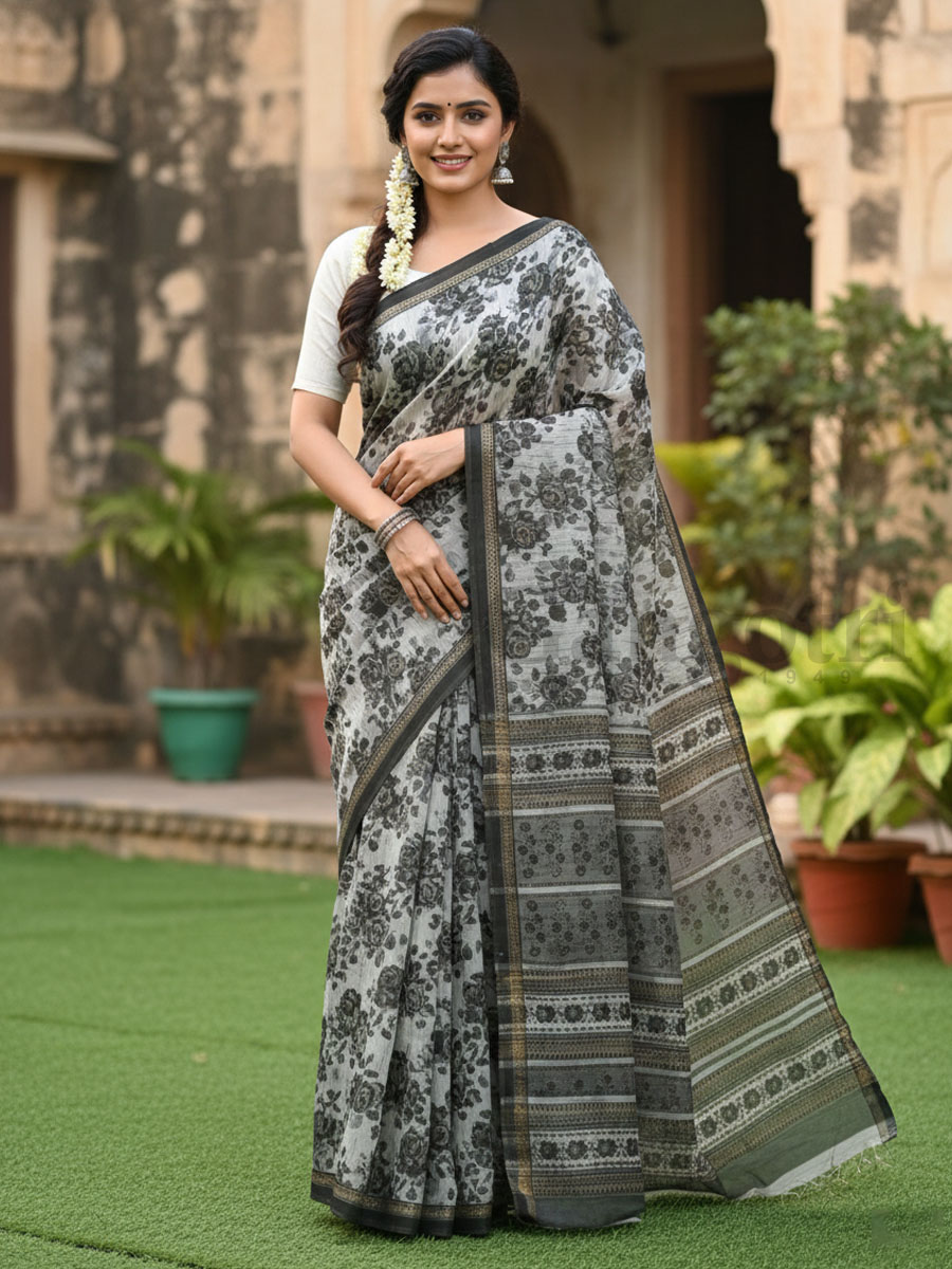 Cotton Printed Saree
