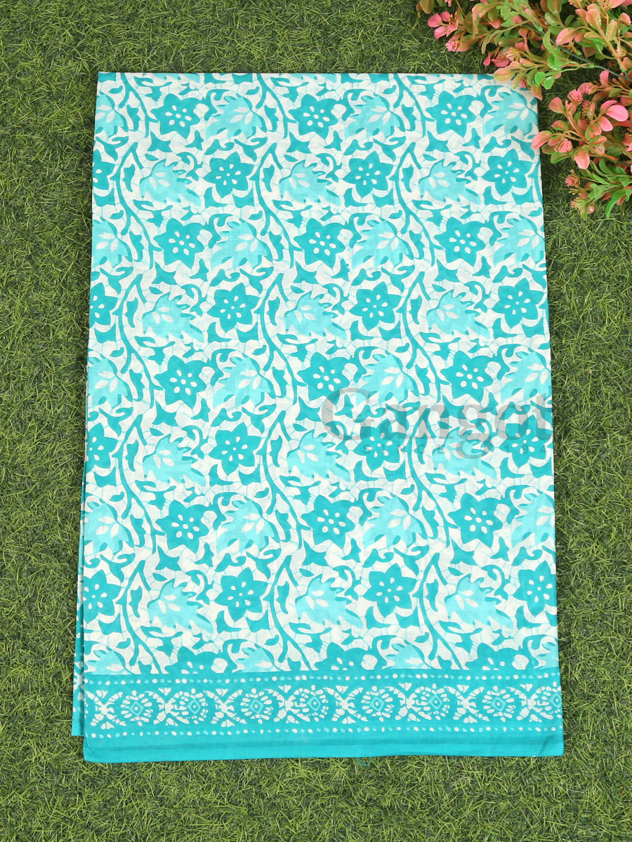 Cotton Printed Saree - Image 2