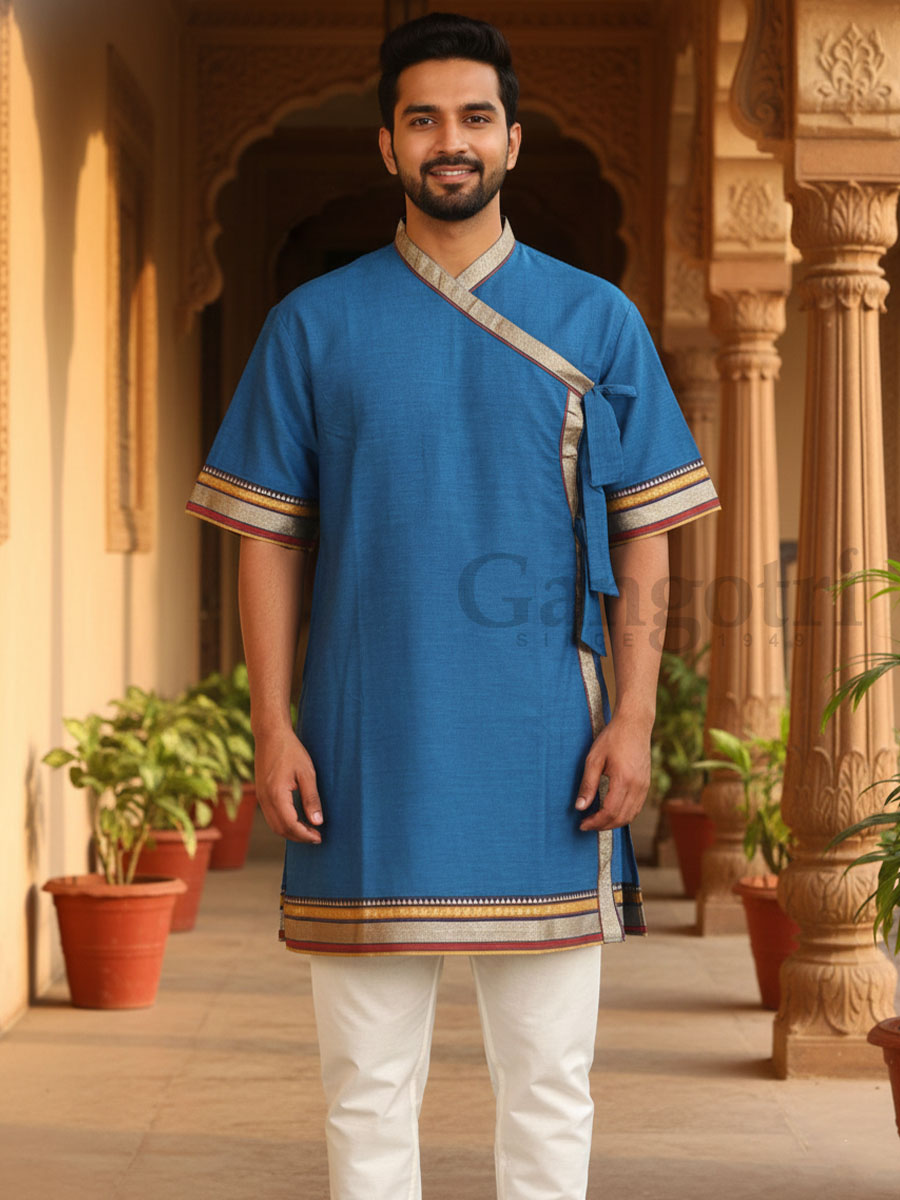 Bordered Plain Bagalbandi XL